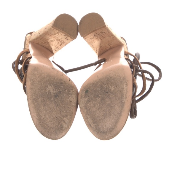 Gianvito Rossi Brown Suede Sandals Size 7 - 37 pre-loved - Picture 6 of 6